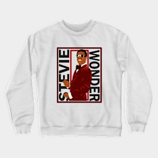 Stevie Wonder Silhouette Crewneck Sweatshirt